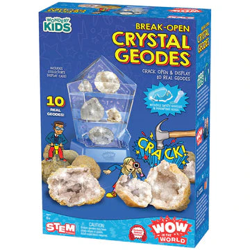 Wow in the World: Break-Open Crystal Geodes