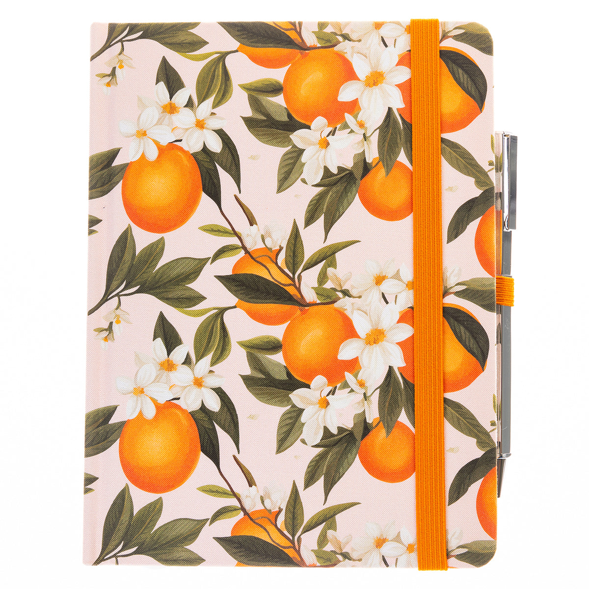 Orange Journal with Magnetic Bookmark
