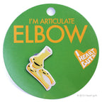 Elbow Joint Lapel Pin - I'm Articulate
