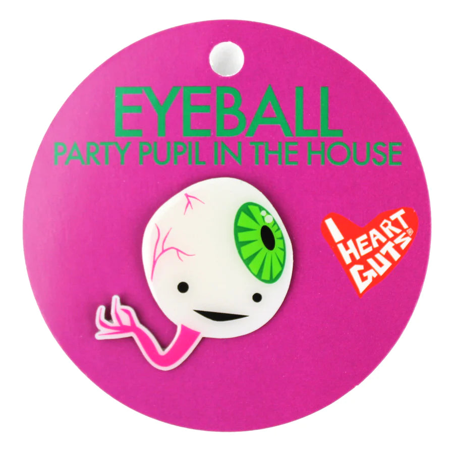 Eyeball Lapel Pin - Party Pupil in the House!