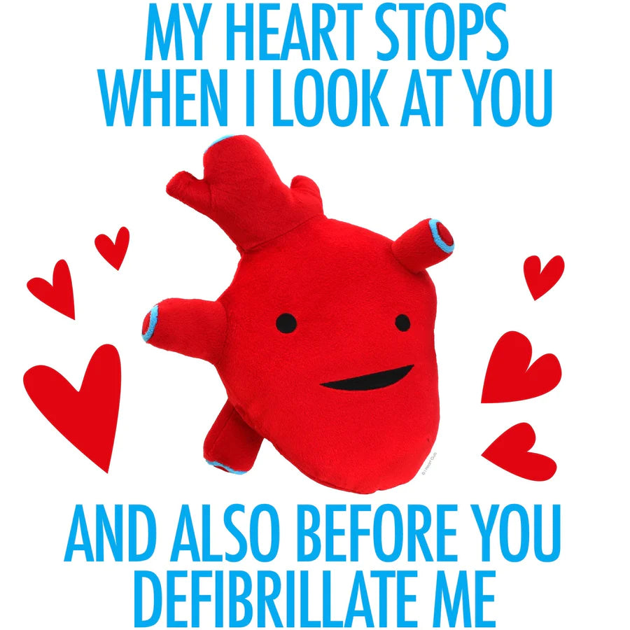 Heart Plush - I Got The Beat! - Plush Organ Stuffed Toy Pillow