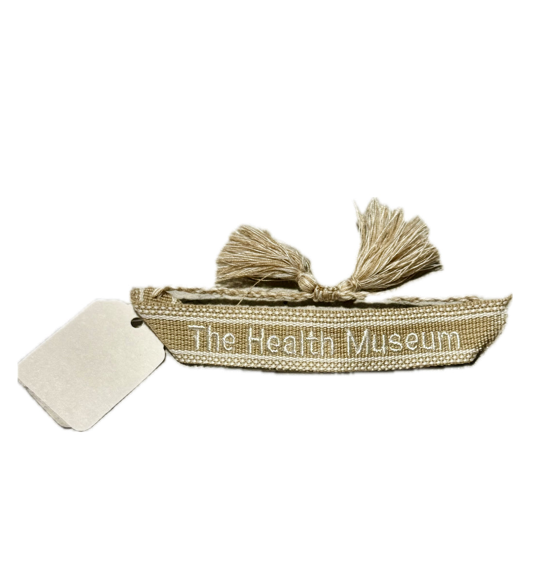 The Health Museum Braided Bracelet with Tassels