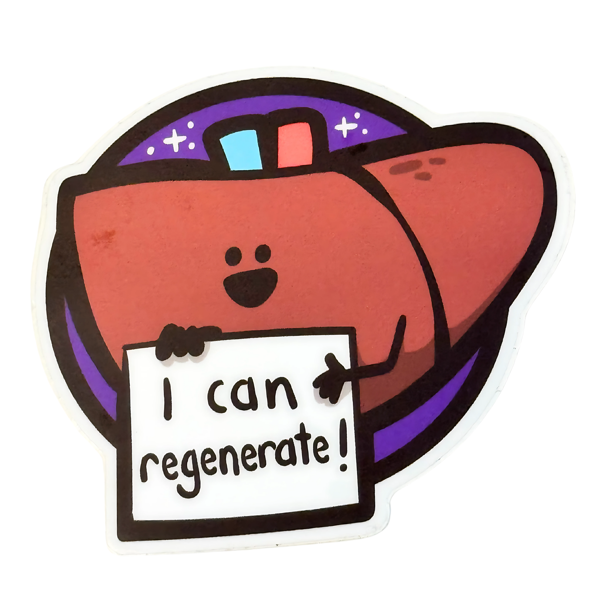 I can regenerate! Sticker