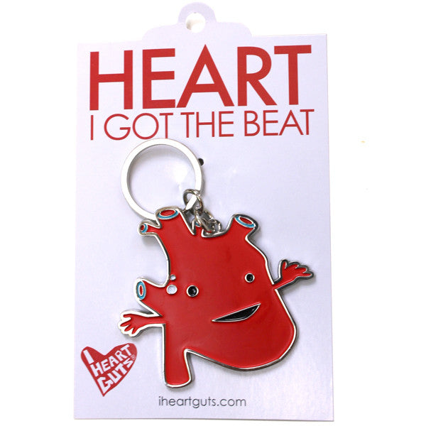 Heart Keychain - I Got the Beat