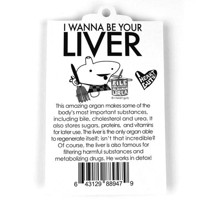 I'm a Liver Not a Fighter Keychain