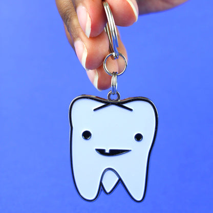 Tooth Keychain - Flossin' Ain't Just for Gangstas