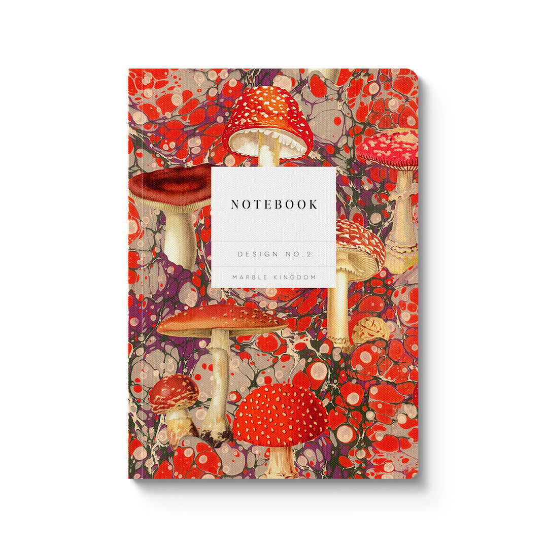 Marble Fungi Paperback Notebook