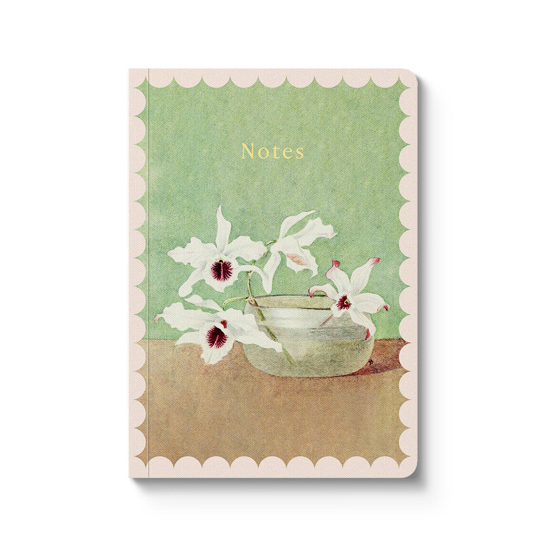White Lilies in Water Notebook