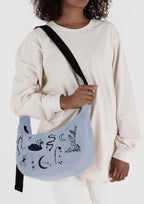 Medium Nylon Crescent Bag