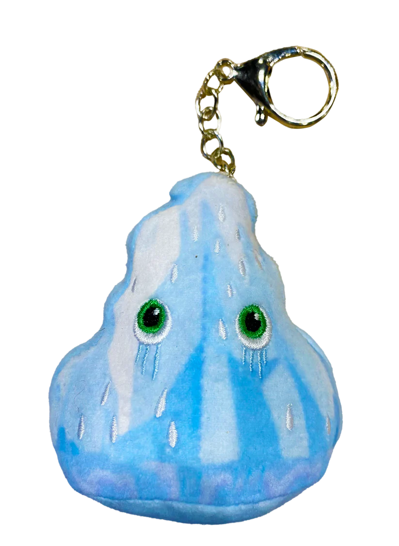 Melting Polar Ice Keychain