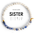 Morse Code Bracelet | SISTER  Lapis & Howlite