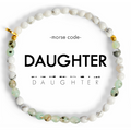 Morse Code Bracelet | DAUGHTER Jasper & Howlite