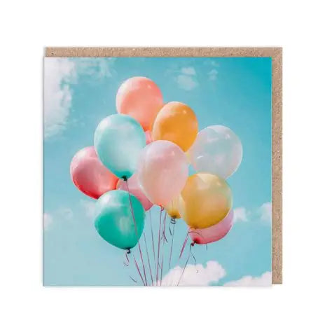 Balloon Birthday Card