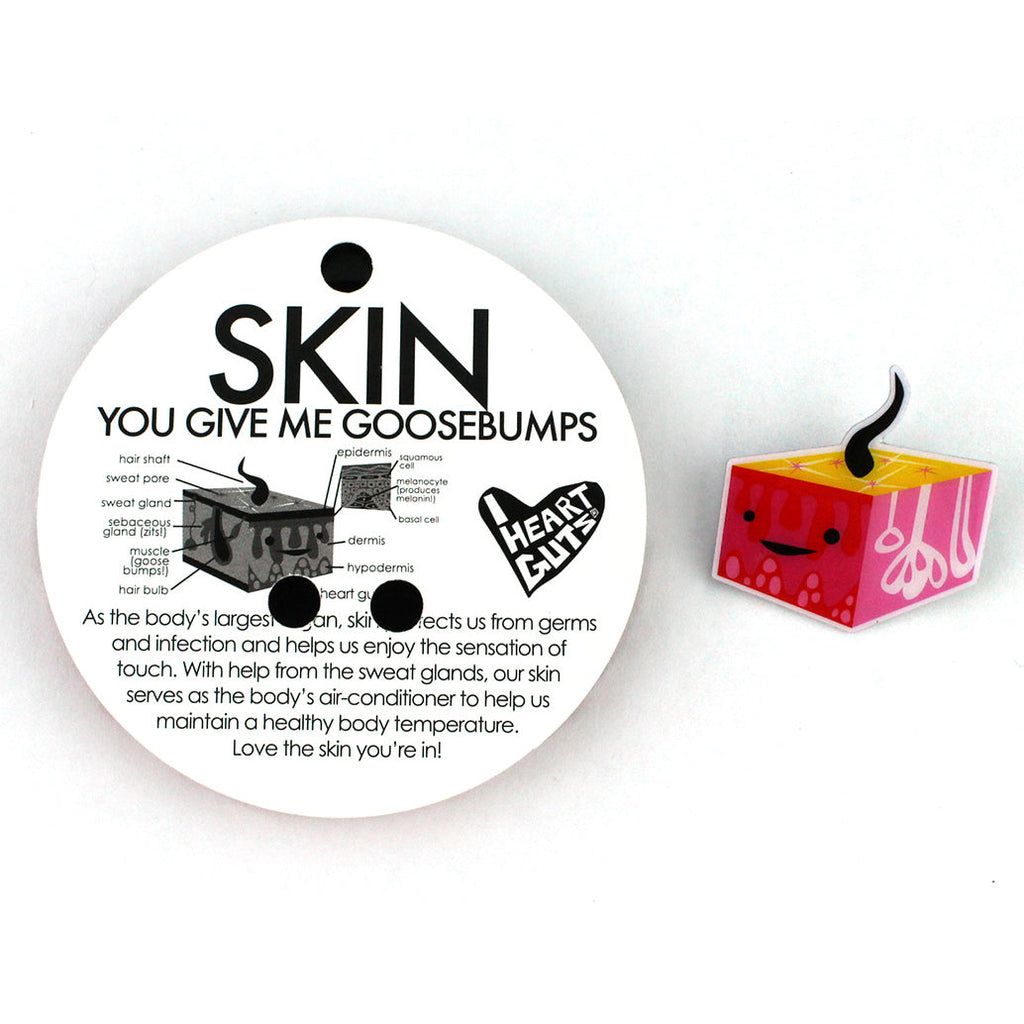 Skin Lapel Pin - in the Flesh!