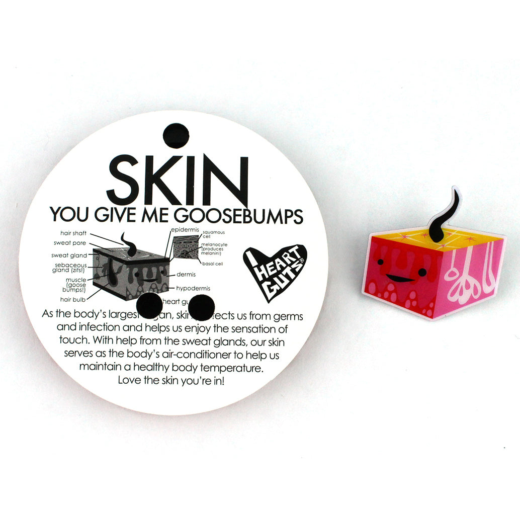 Skin Lapel Pin - in the Flesh!