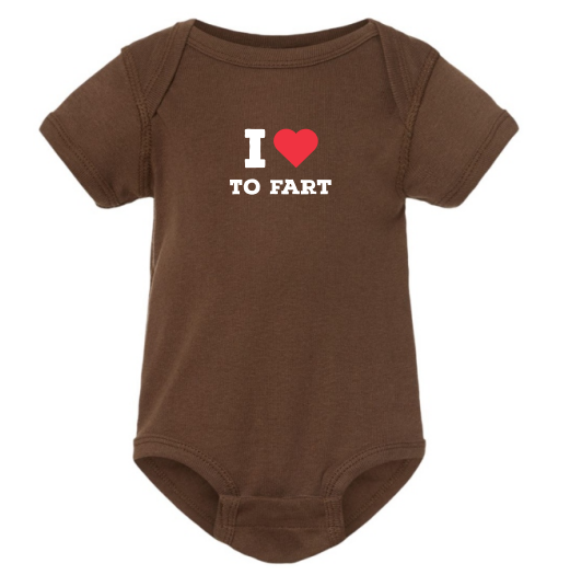 I Heart To Fart Onesie