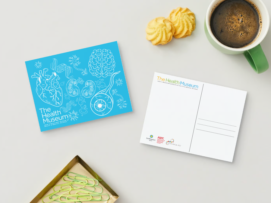 The Health Museum Dissections Postcard