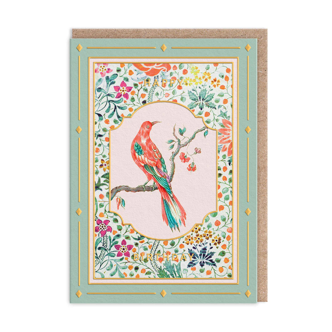 Happy Birthday Bird Greeting Card