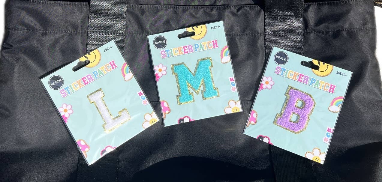 Chanelle  Sticker Patches - Initials Collection