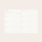 GARDEN FLORA | LINEN-BOUND UNDATED WEEKLY PLANNER