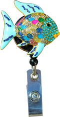 Fish Sparkle And Shine Badge Reel