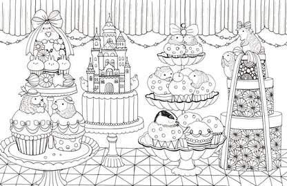 A Million Kawaii Cuties Coloring Book