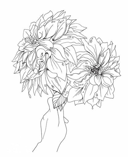 Floral Wonderland Coloring Book