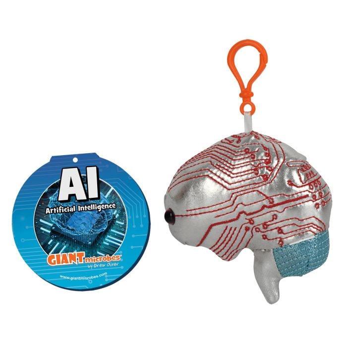 AI Brain Key Chain
