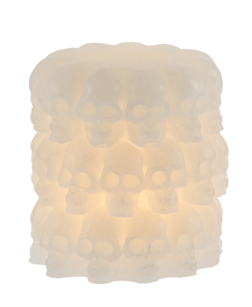 LED Stacked Skulls Pillar