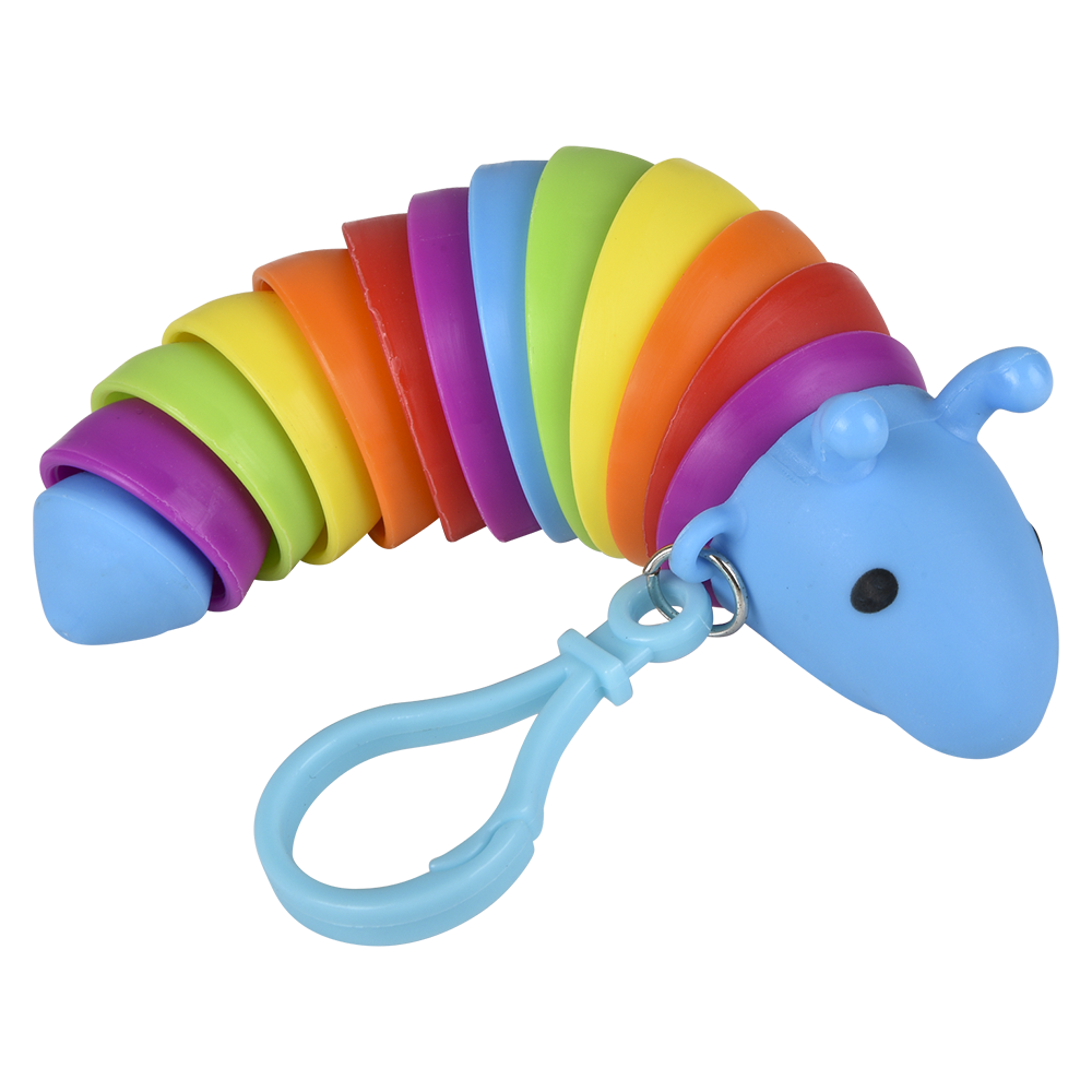 (T) 3.75" SENSORY WIGGLE CATERPILLAR CLIP ON