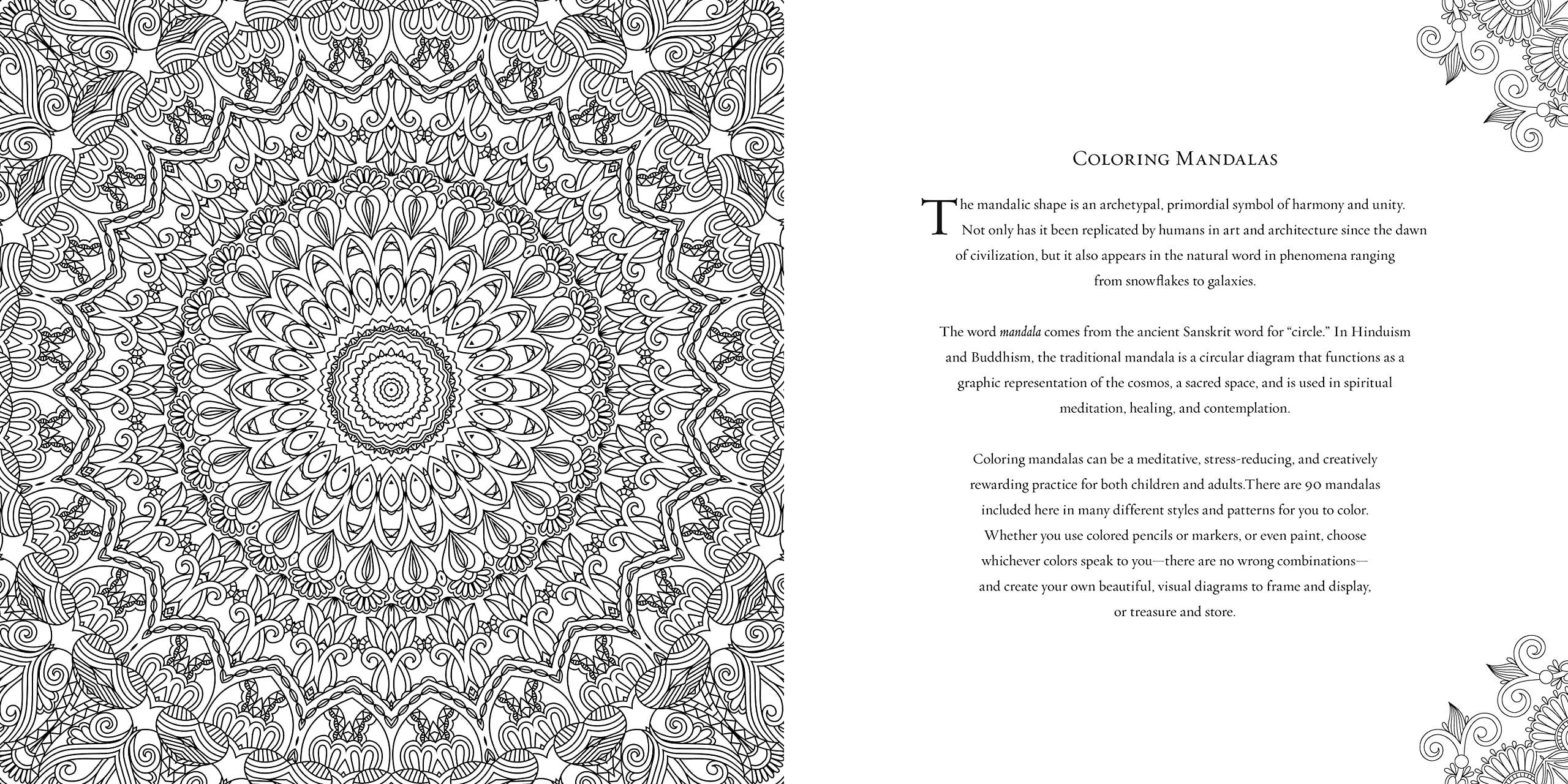 Mandala Meditation Coloring Book