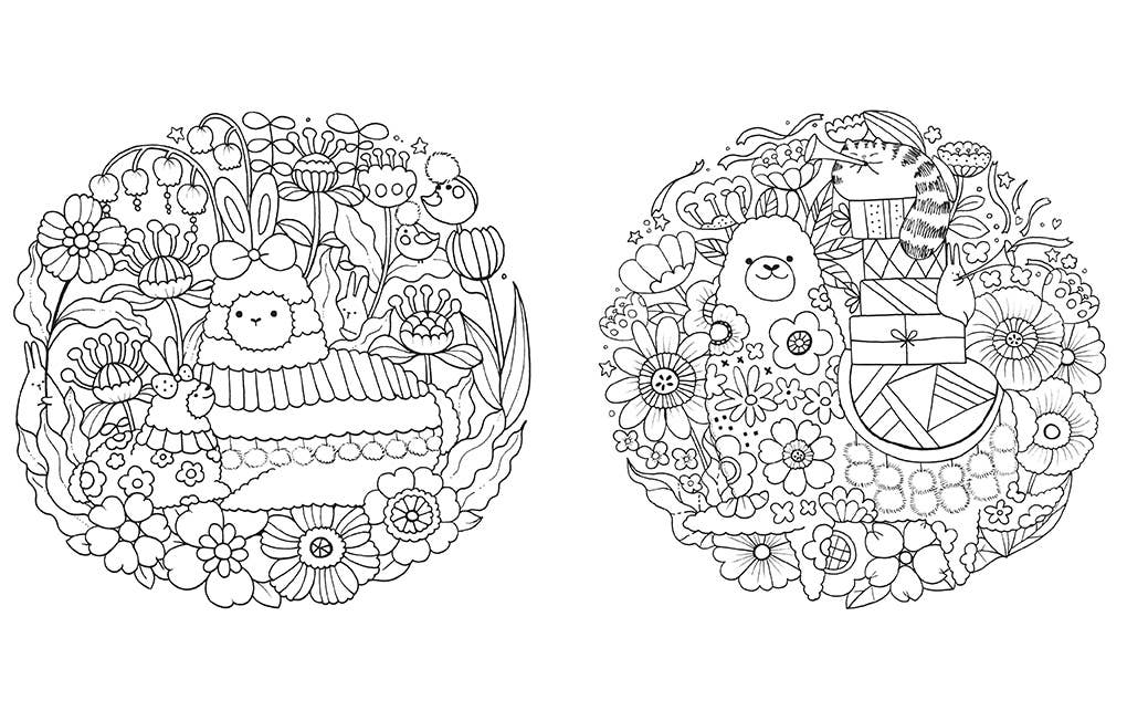 A Million Llamas Coloring Book