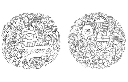 A Million Llamas Coloring Book