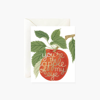 APPLE OF MY EYE | Valentine's Day greeting card