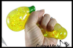 Banana Water and Sparkle Filled Squeeze Stress Ball  
