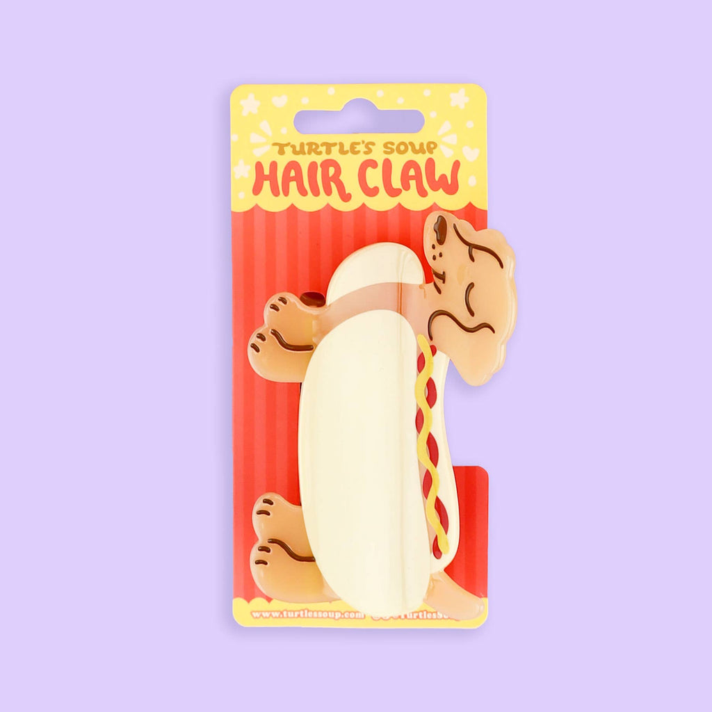 Hot Dog Hair Claw, Cute Hair Accessories, Shaped Hair Clips