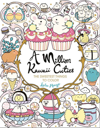 A Million Kawaii Cuties Coloring Book