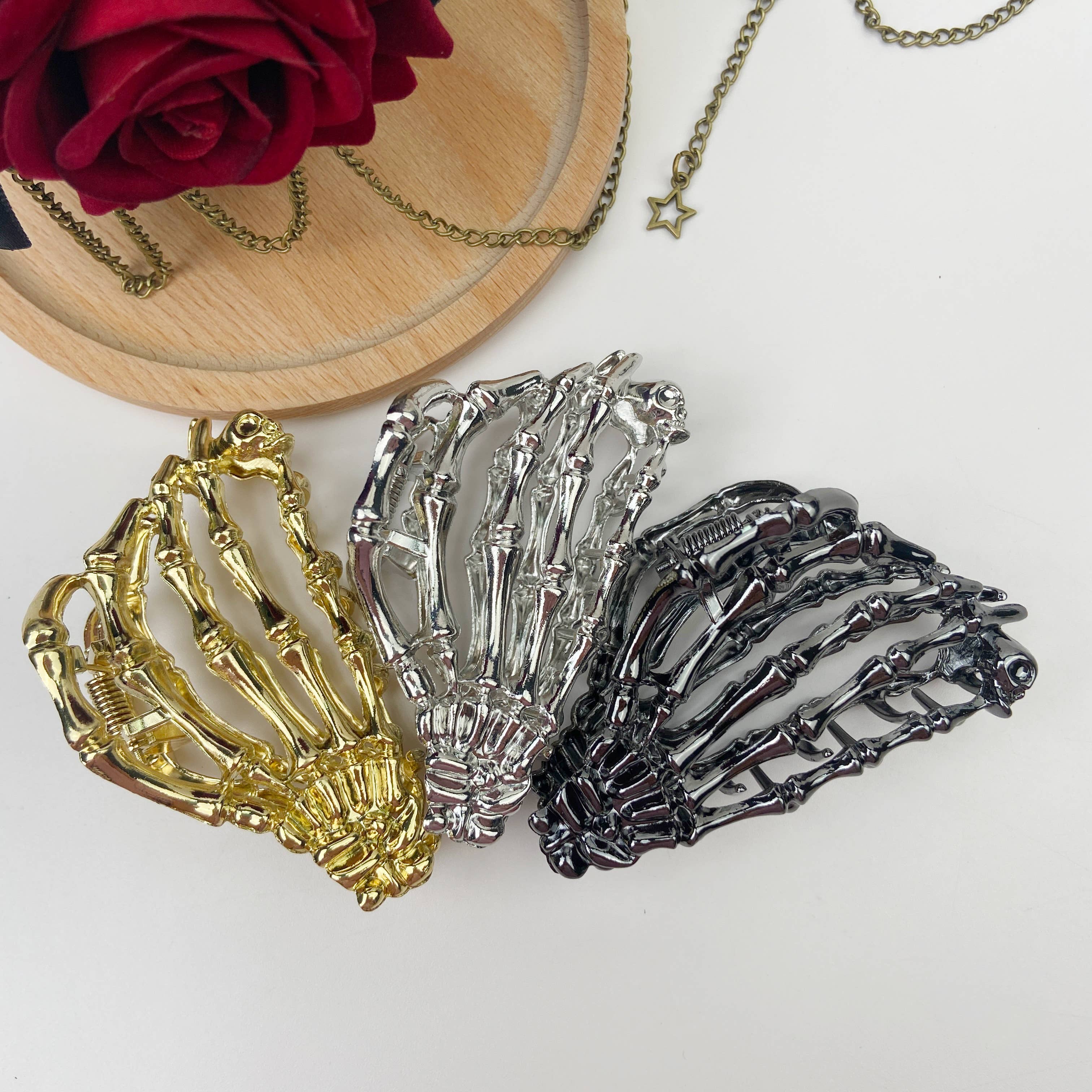 Skull Hair Clip