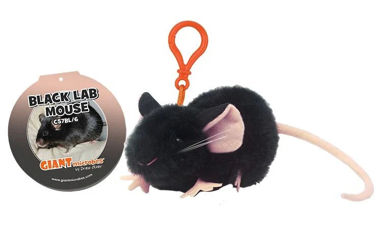 Black Lab Mouse Key Chain
