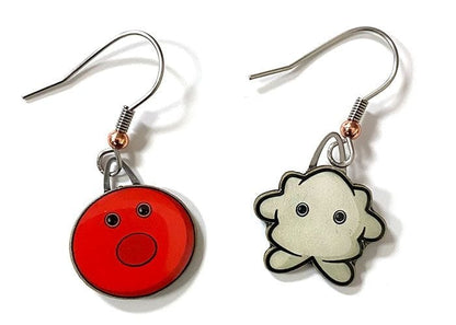 Blood Cell Earrings