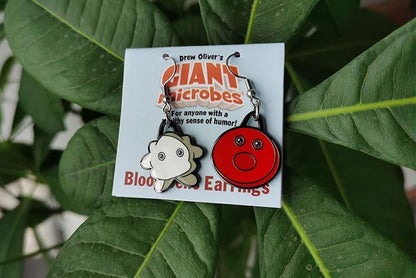 Blood Cell Earrings