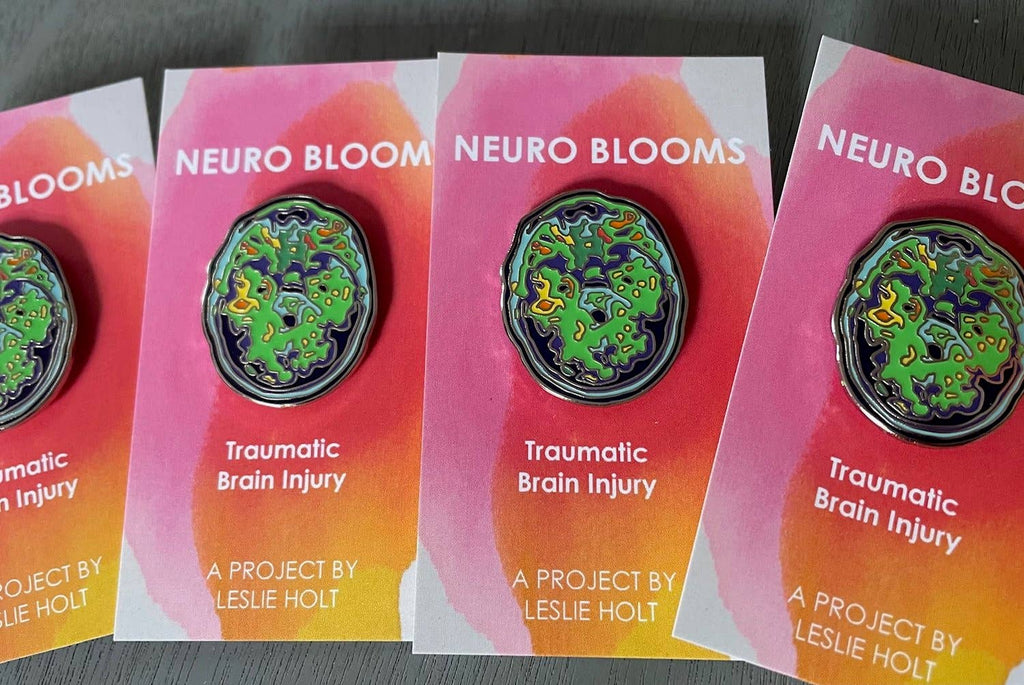 Traumatic Brain Injury Enamel Pins