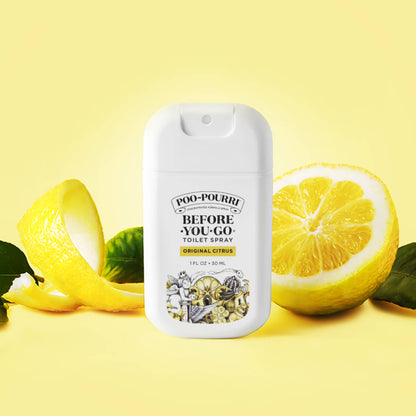 Poo~Pourri 1oz Pocket Sprayer 32ct 4 Tray - Original Citrus