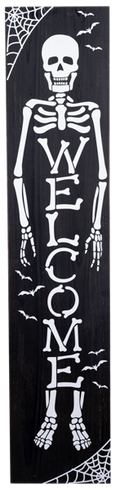 Welcome Skeleton Wall Decor