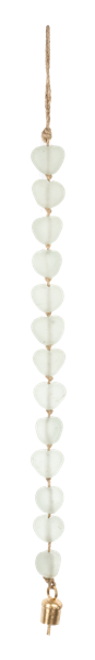 Glass Heart Windchime