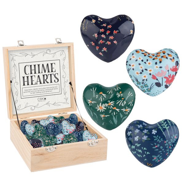 Wildflower Chime Heart Assortment
