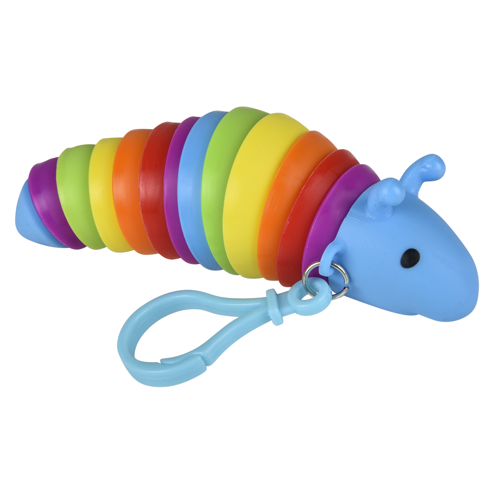 (T) 3.75" SENSORY WIGGLE CATERPILLAR CLIP ON