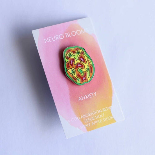 Anxiety Enamel Pins