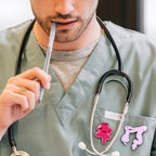 Rectum Lapel Pin - Bringing up the Rear