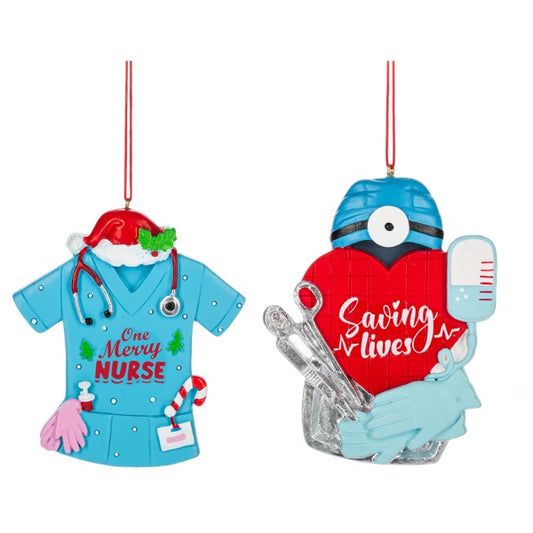 One Merry Nurse/Saving Lives Ornament